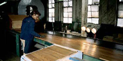At a quality control station, the completed product is inspected for milling by assembling several pieces.