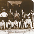 Getting a smooth floor in 1921 was a laborious business.