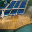 Olive wood combines with the wood from a berry yew tree for a winning floor with no duplicate details. 'The owners are ecstatic, and all Muscovite VIPs are delighted with the floor,'' Davydov says.