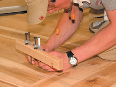 Trammel points are essential for custom layouts.