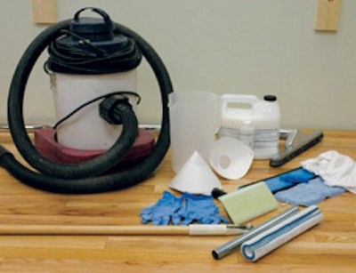 Having the right tools and supplies on hand helps create a great waterborne finish job.