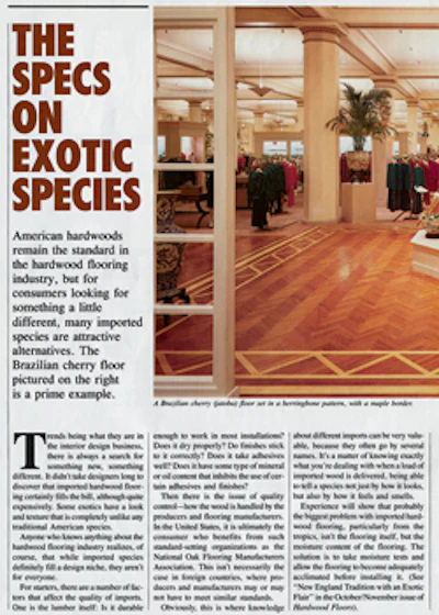 Exotic species were just entering the market at the time of this article from the December 1988/ January 1989 issue. The story recognized the promise of species like Brazilian cherry. Other species mentioned, like amazakoue and kembang semangkok, haven't taken the industry by storm yet.