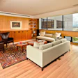 photo of living room with wood flooring