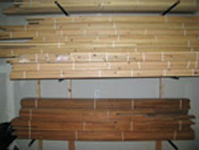 Photo of lumber organizer