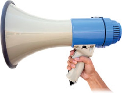Photo of a megaphone