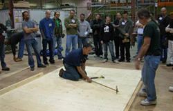 photo of NWFA Intermediate Installation, Sand & Finish School