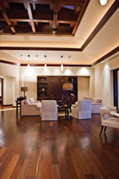 photo of paneled skylight in home