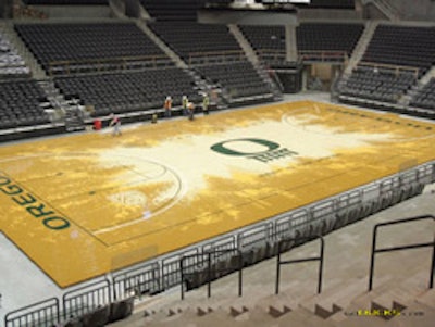 photo of OSU basketball court