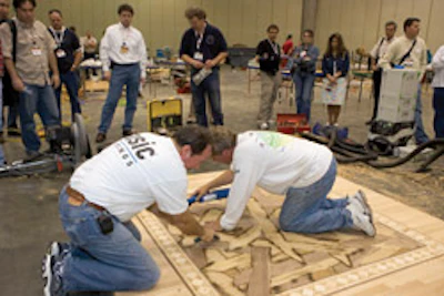 BALTIMORE, MD - APRIL 26: 2006 NWFA Wood Flooring Education Conference and Wood Flooring Expo on April 26, 2006 in Baltimore, Maryland. Photo by David Stluka