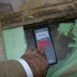 concrete slab moisture testing Tramex moisture meter