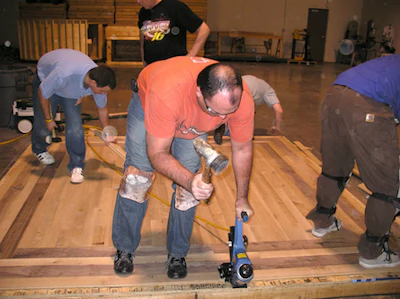 wood floor school NWFA