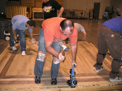 wood floor school NWFA