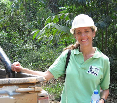 Amy Smith during our trip into the Peruvian jungle.