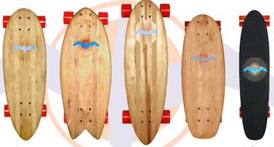 Glide Skateboards Are Made From Recycled Maple Gym Flooring From Virginia State University