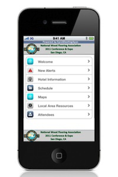NWFA 2011 Convention and Expo mobile app for iPhone, Android, BlackBerry and Windows Mobile phones