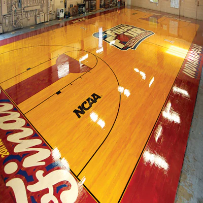 Final Four Basketball Court For Ncaa Women's Final Four Tournament Created By Praters Inc Of Chattanooga, Tennessee