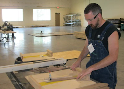 NWFA school for creating wood flooring jigs and medallions