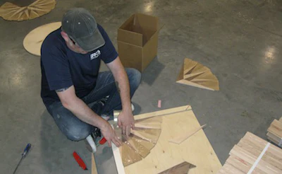 NWFA school for creating wood flooring jigs and medallions