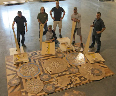 NWFA school for creating wood flooring jigs and medallions