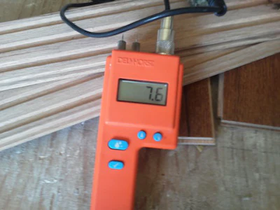 Moisture Meter Factory Finish Wood Floor