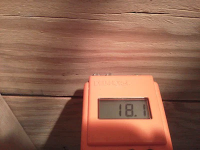 Moisture Meter Plywood Underside