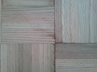Fingerblock Parquet After Sanding Closeup