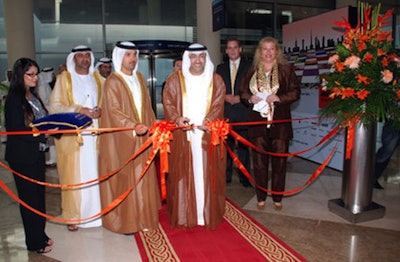 Domotex Middle East 2011 Ribbon Cutting Ceremony By Abdul Rahman Al Owais, The Minister Of Culture, Youth And Community For United Arab Emirates