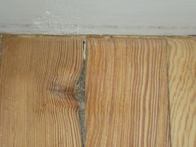 Yellow Pine Flooring Down To Bare Wood