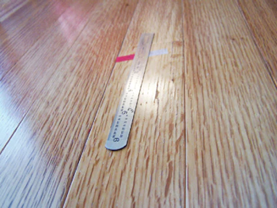 checks visible on face of prefinished floor