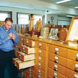 Botanist Alex Wiedenhoeft has over 100,000 wood samples ...