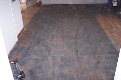 Pee Wood Floor Before