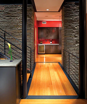 photo of bamboo flooring in a home