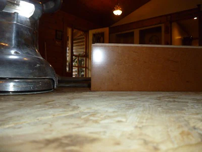 Subfloor Not Flat 2