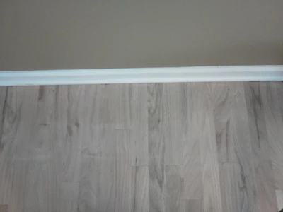 Wood Floor Sanded At Wall Line