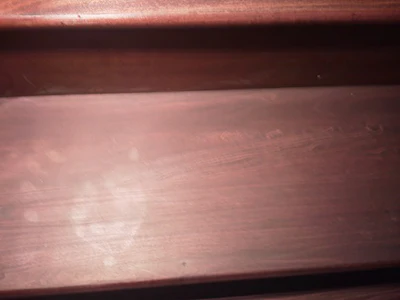 Stained Stairs Handprint