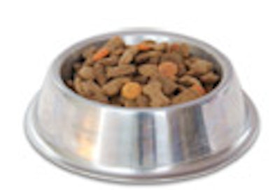 Photo of dog food bowl