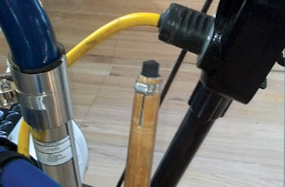 photo of floor sander