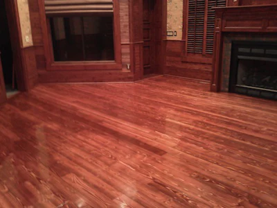 Yellow Pine Floor After Finish