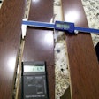 Photo of tools used for wood flooring measurements