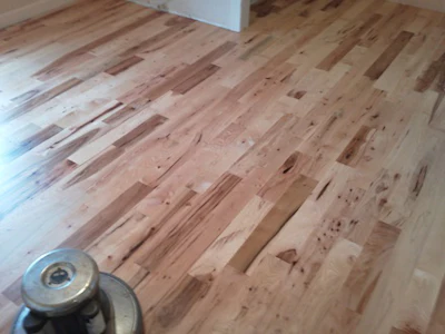 Hickory Wood Floor With Monocoat