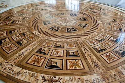 nwfa wood floor of the year 2012 yantarnaya pryad russia cnc cut