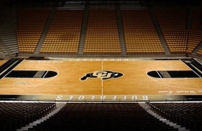 Old Basketball Court At University Of Colorado