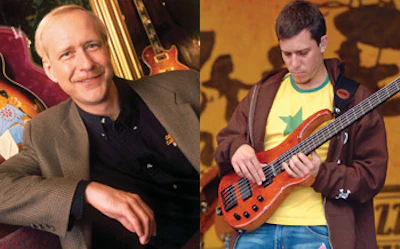 Tempest In the Wood Shop-The music world is divided by the Gibson controversey. On one side are music-oriented associations and Henry Juszkiewicz (left), Gibson's CEO, and on the other is a contingent of musicians-including Dave Matthews Band bassist Stefan Lessard-who say they are more concerned with preventing illegal logging. (Photo of Henry Juszkiewicz courtesy of Gibson Guitar Corp. Photo of Stefan Lessard taken by Marc Pagani Photography.)