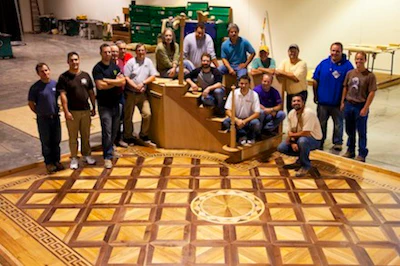 wood flooring sand and finish teaching by the national wood flooring association nwfa