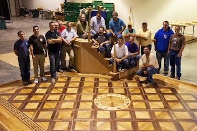 wood flooring sand and finish teaching by the national wood flooring association nwfa