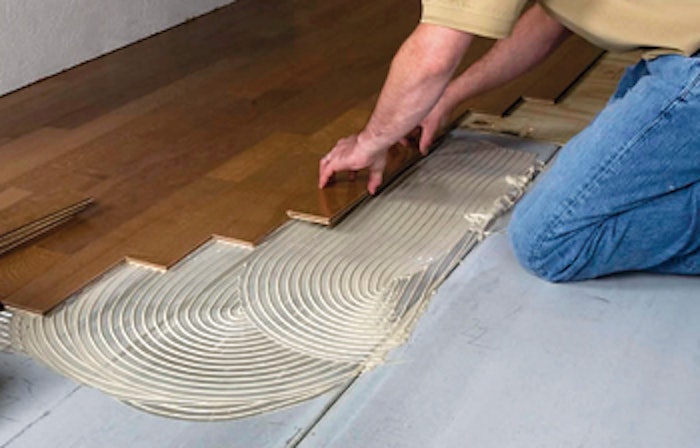 Glue Down Wood Floor, Cost To Glue Down Hardwood Floor