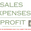 photo of sales formula
