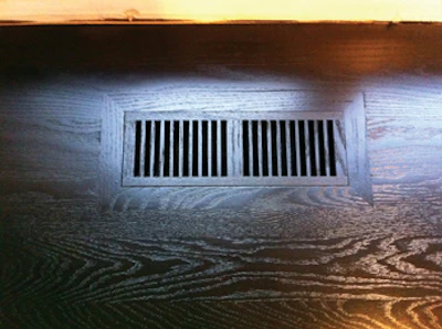 photo of staining vents