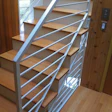 photo of stairway and flooring project