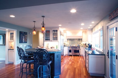 photo of washed out kitchen